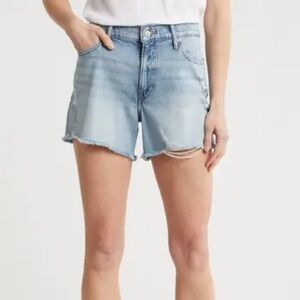 Lucky Brand nwt 14 / 32 90s midi vintage Denim Blue Distressed Women Shorts